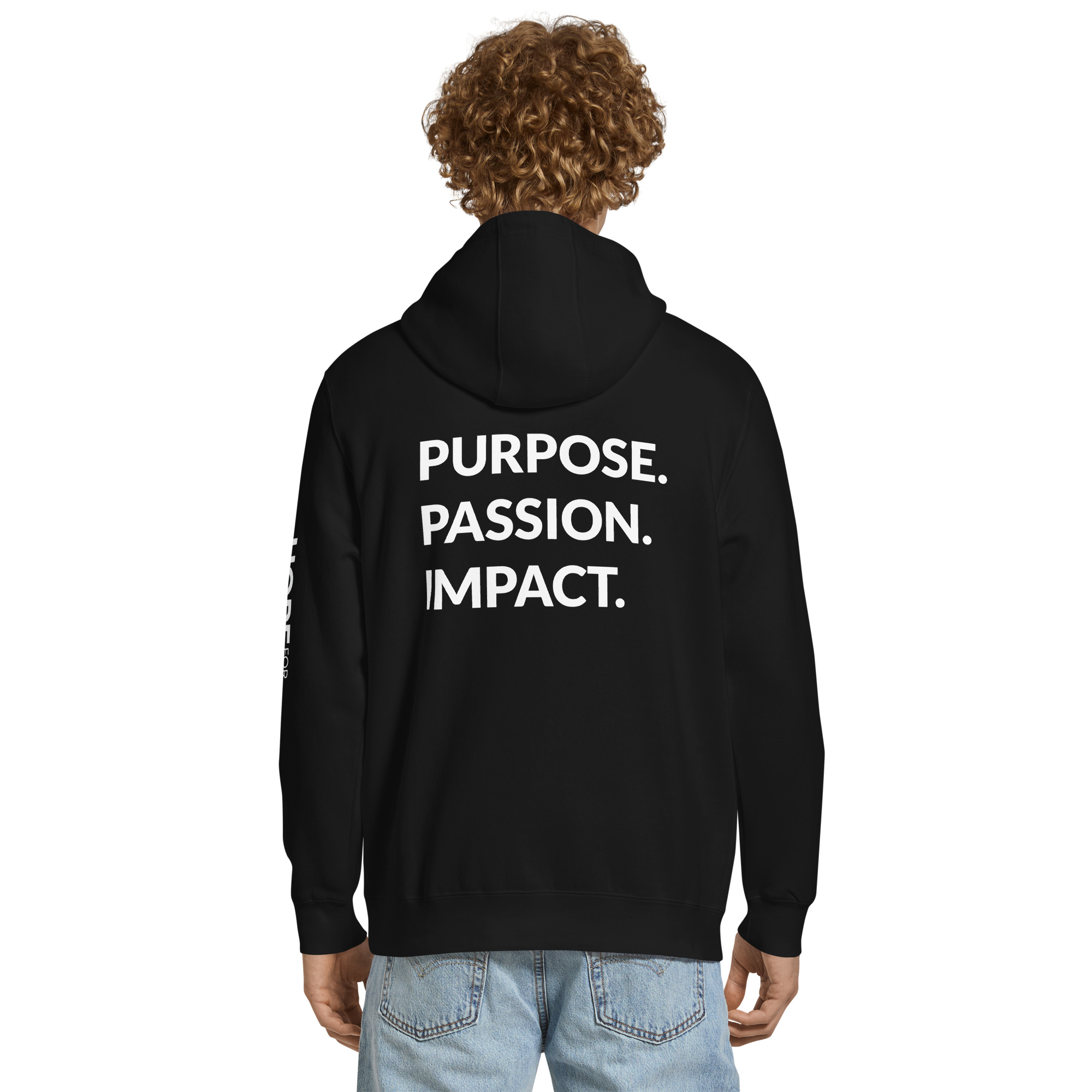 HFTT Unisex premium mid-weight hoodie Back Printed