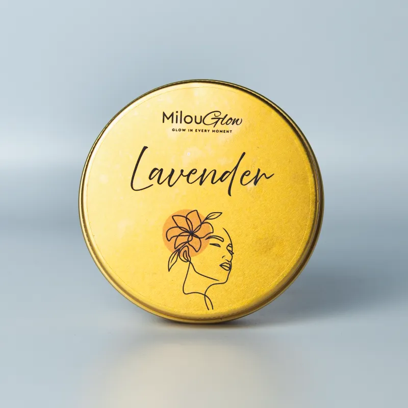 MilouGlow Lavender Candle – Calming & Relaxing Home Fragrance