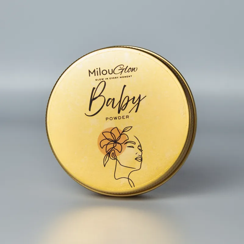 MilouGlow Baby Powder Candle – Soft Clean Luxury Home Fragrance