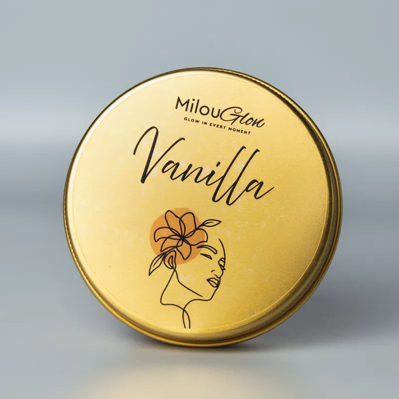 MilouGlow Vanilla Candle – Warm Sweet Home Fragrance