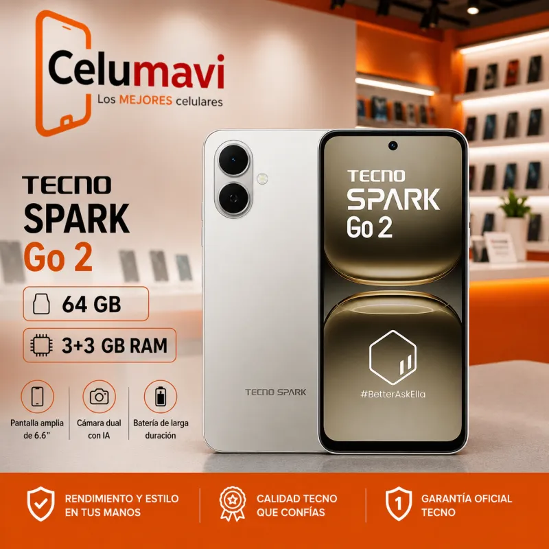 Tecno Spark Go 2 64 GB 3+3 RAM
