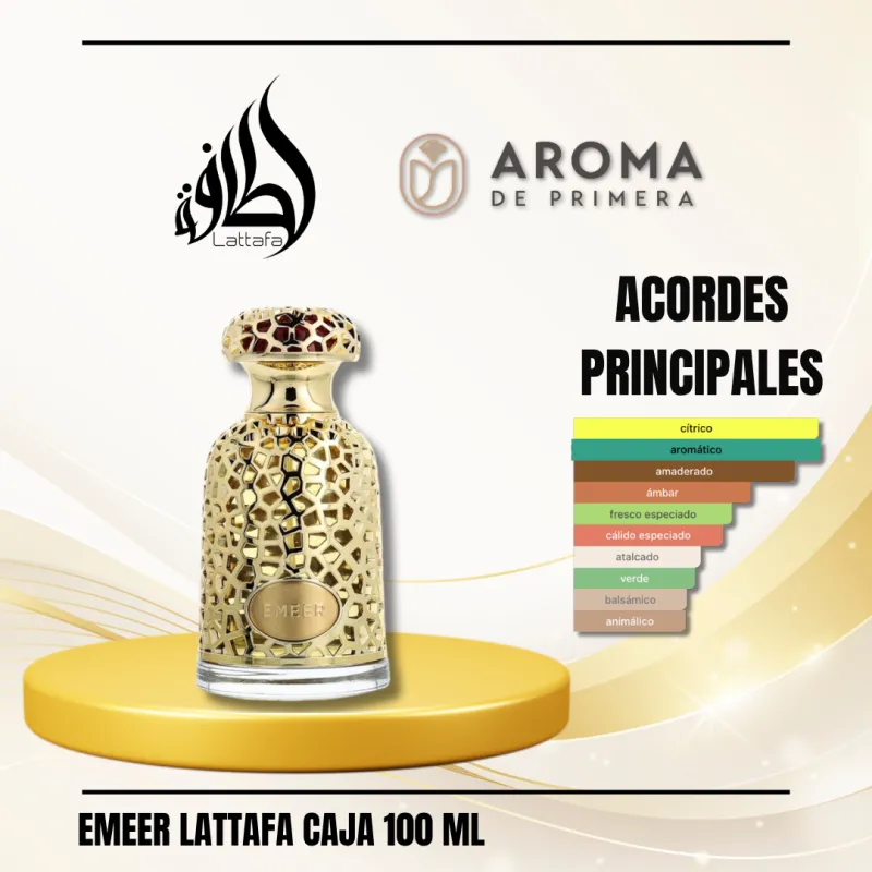EMEER LATTAFA CAJA(ÁRABE)