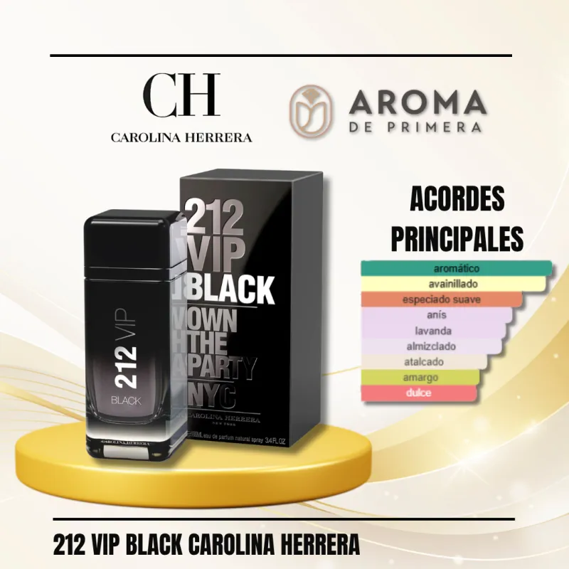 212 VIP BLACK CAROLINA HERRERA (MASCULINO)