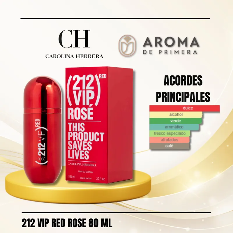 212 VIP RED ROSE (FEMENINO)