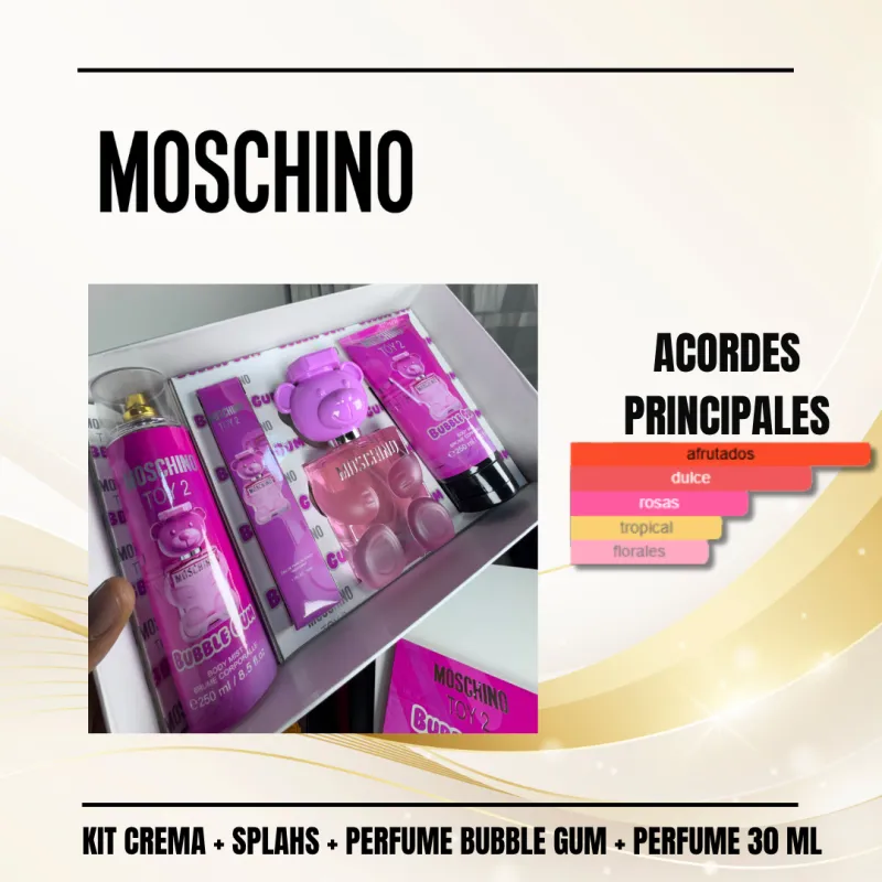KIT CREMA + SPLAHS + PERFUME BUBBLE GUM + PERFUME 30 ML
