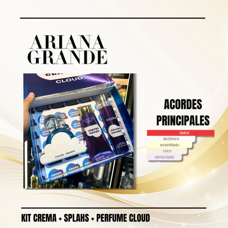 KIT CREMA + SPLAHS + PERFUME CLOUD