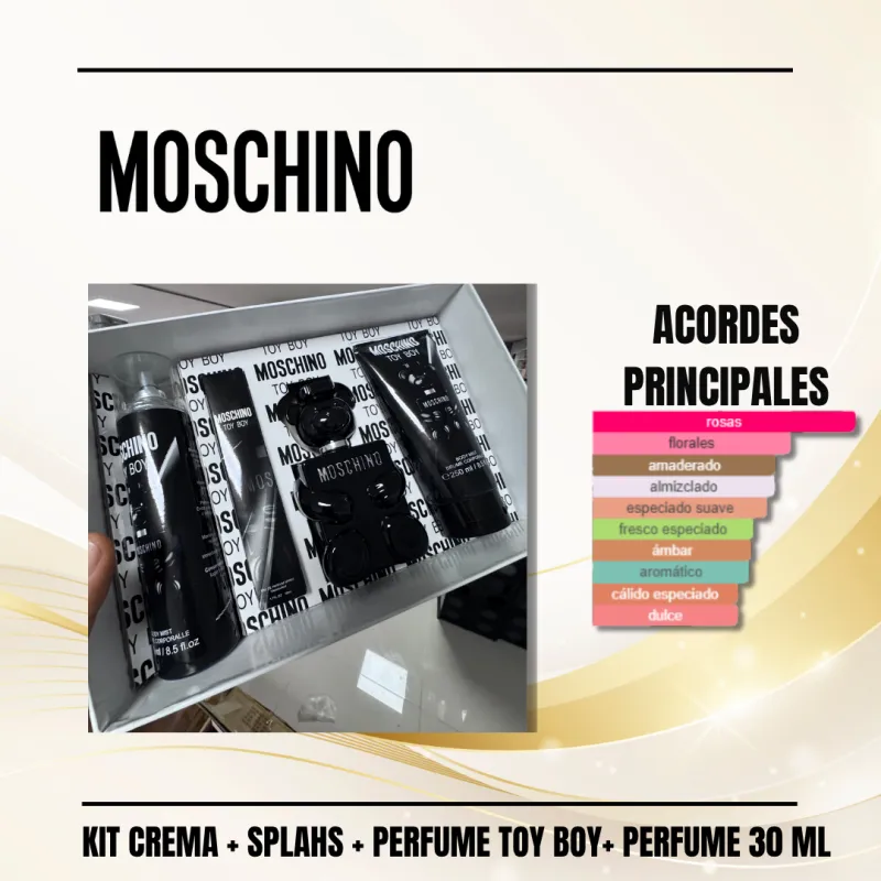 KIT CREMA + SPLAHS + PERFUME TOY BOY + PERFUME 30 ML