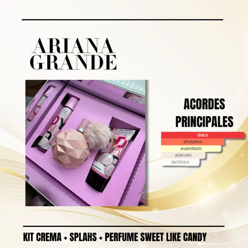 KIT CREMA + SPLAHS + PERFUME SWEET LIKE CANDY