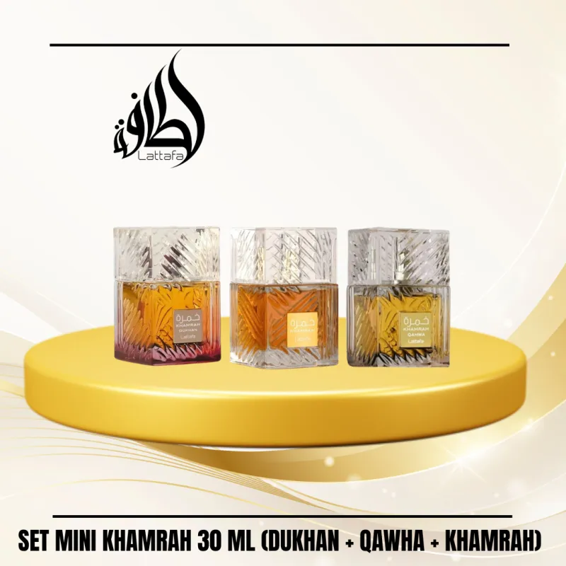 SET MINI KHAMRAH 30 ML (DUKHAN + QAWHA + KHAMRAH)