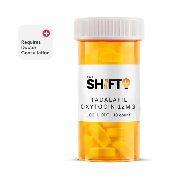 Tadalafil/Oxytocin 12mg/100 IU ODT - 10 Count
