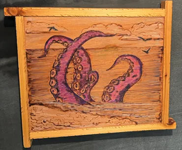 Octopus WALL ART - 11x13 