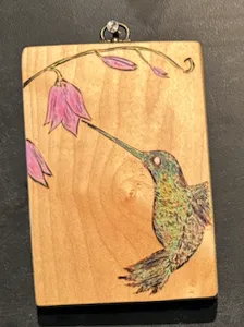 Hummingbird Art - 4x6 