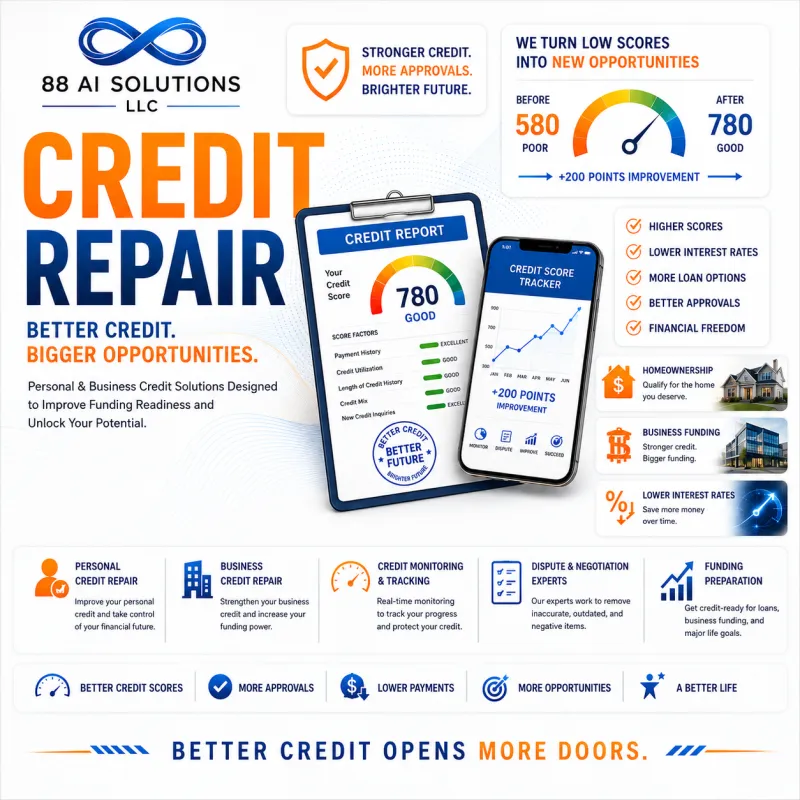 88 AI Solutions Credit Repair