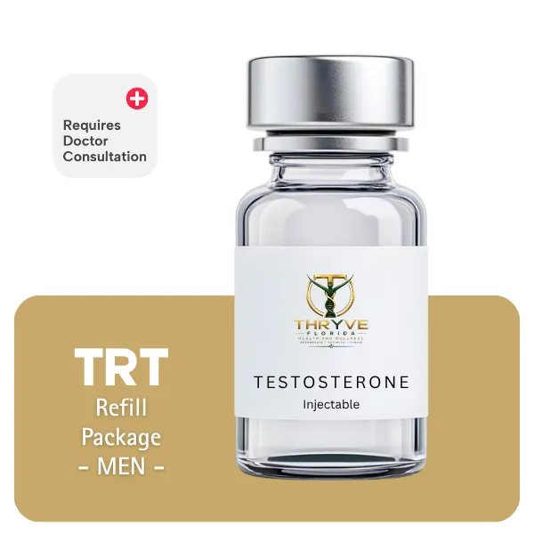 TRT Men's Refill Only Package 60 days (Cypionate 200mg/mL 10mL + Anastrozole 24×1mg)