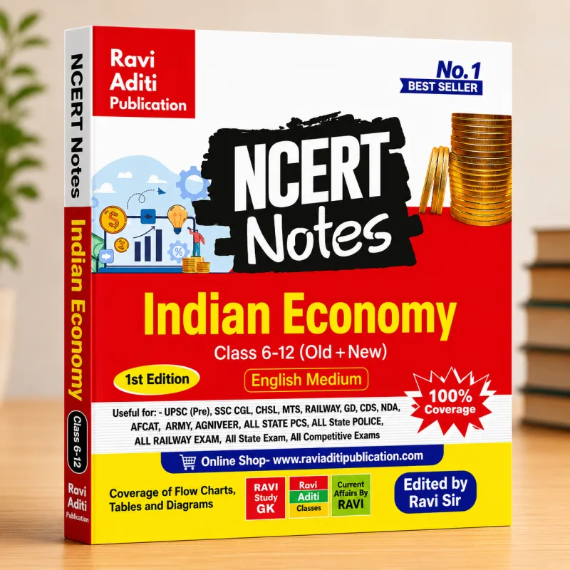 Indian Economy NCERT Notes | GK/GS Book | English Medium | Code- RAC 016