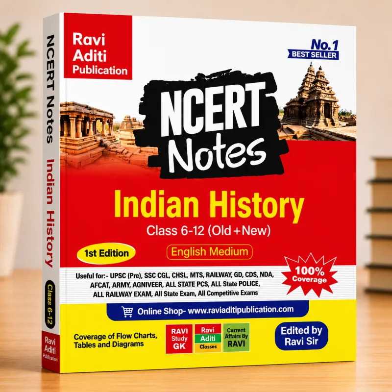 Indian History NCERT Notes | GK GS Book | English Medium | Code- RAC 010