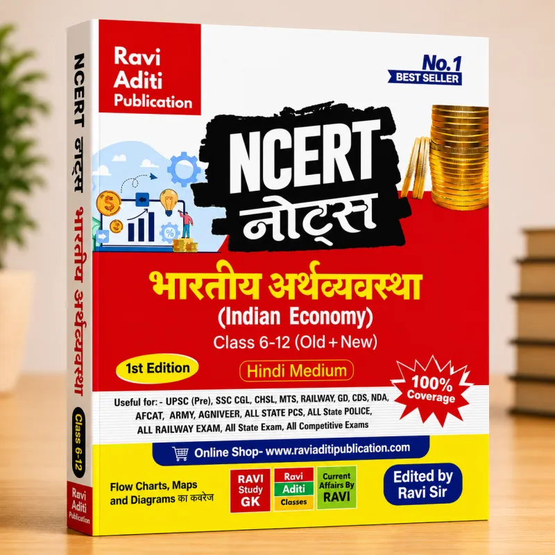 Indian Economy NCERT Notes | GK/GS Book |Hindi Medium | Code- RGK 007