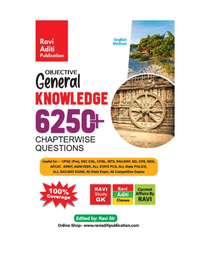 General Knowledge 6250+ MCQs Chapterwise Question | English Medium | Code RAC 004