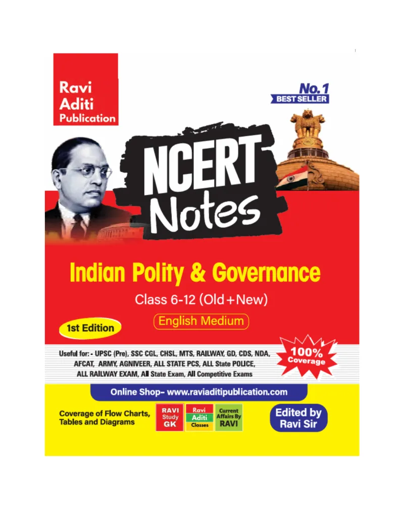 Indian Polity & Governance NCERT Notes | GK/GS Book| English Medium| Code- RAC 008