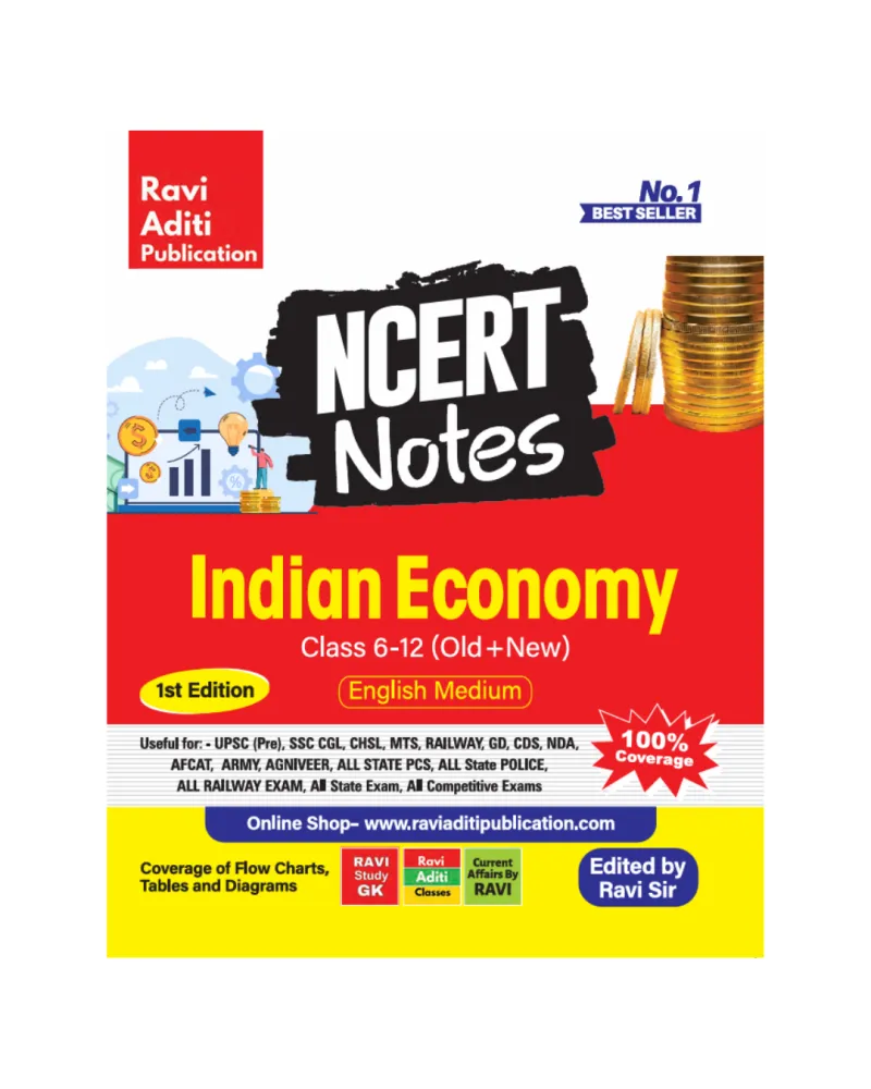 Indian Economy NCERT Notes | GK/GS Book | English Medium | Code- RAC 016