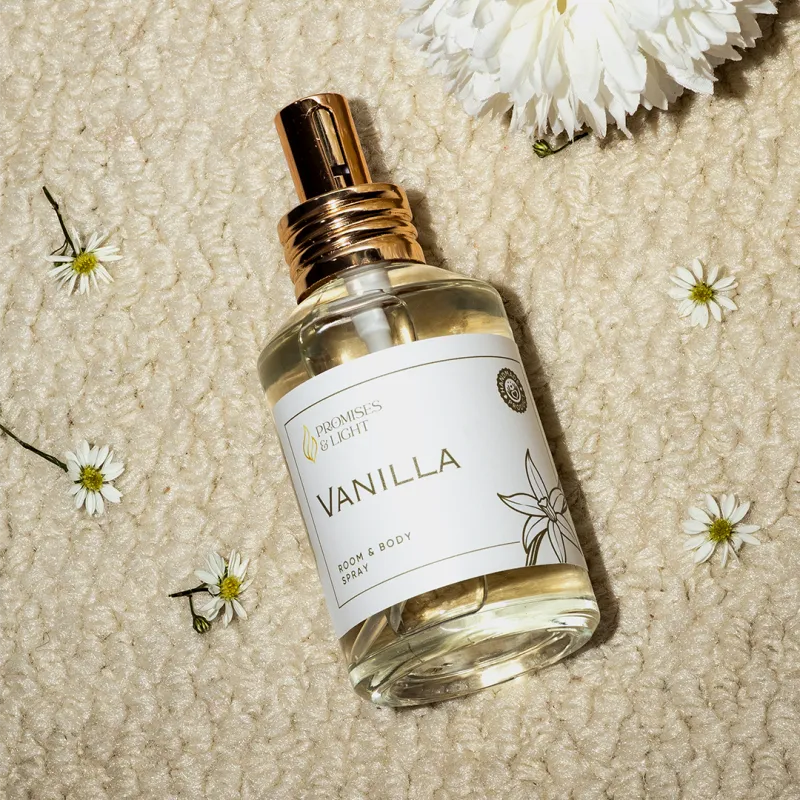 Vanilla Room & Body Spray – Sweet Warm Fragrance Mist