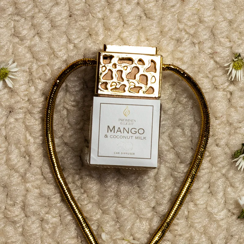Gold Top Car Diffuser – Luxury Hanging Car Air Freshener