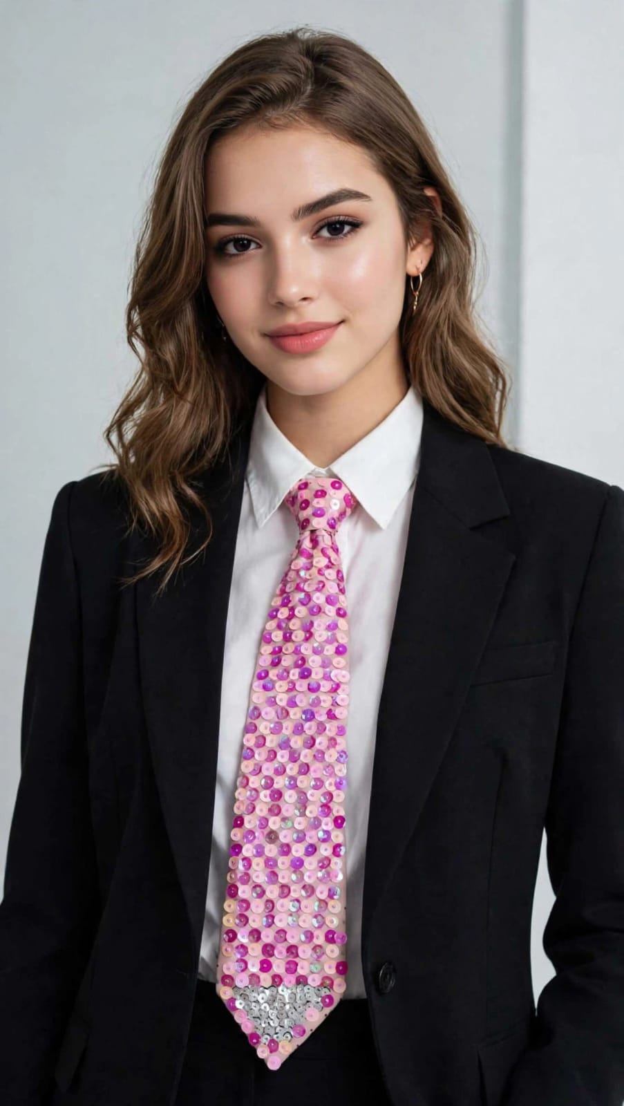 Blazer de Diseño Exclusivo con Encajes LLuvia de Oro