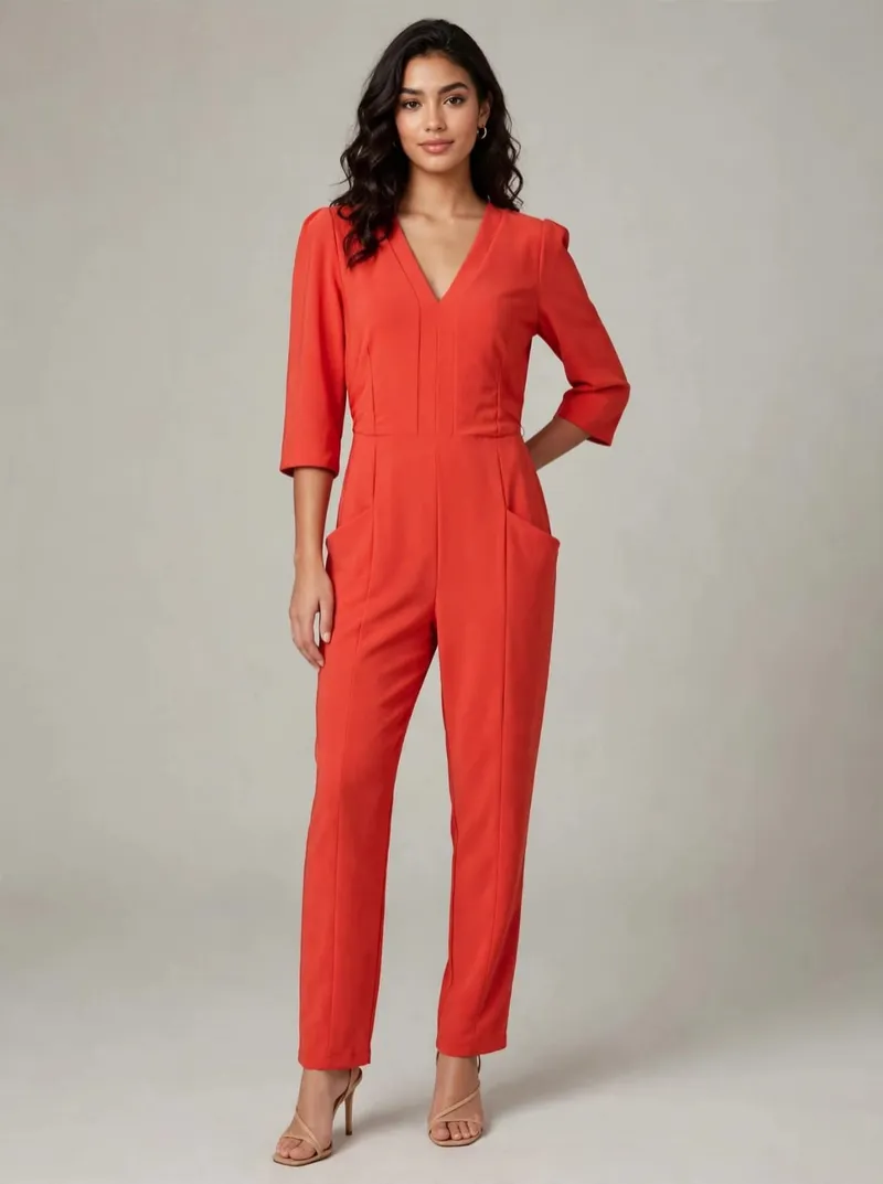 Mono Entero Femenino Elegante | Diseño Exclusivo Lluvia de Oro