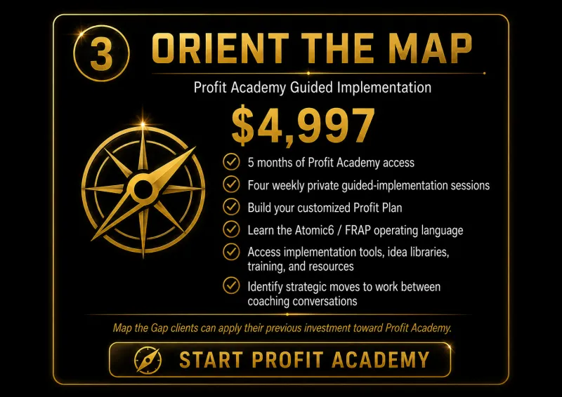 Orient the Map: Profit Academy Guided Implementation