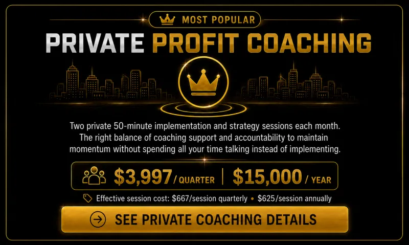 Private Profit Coaching | Quarterly