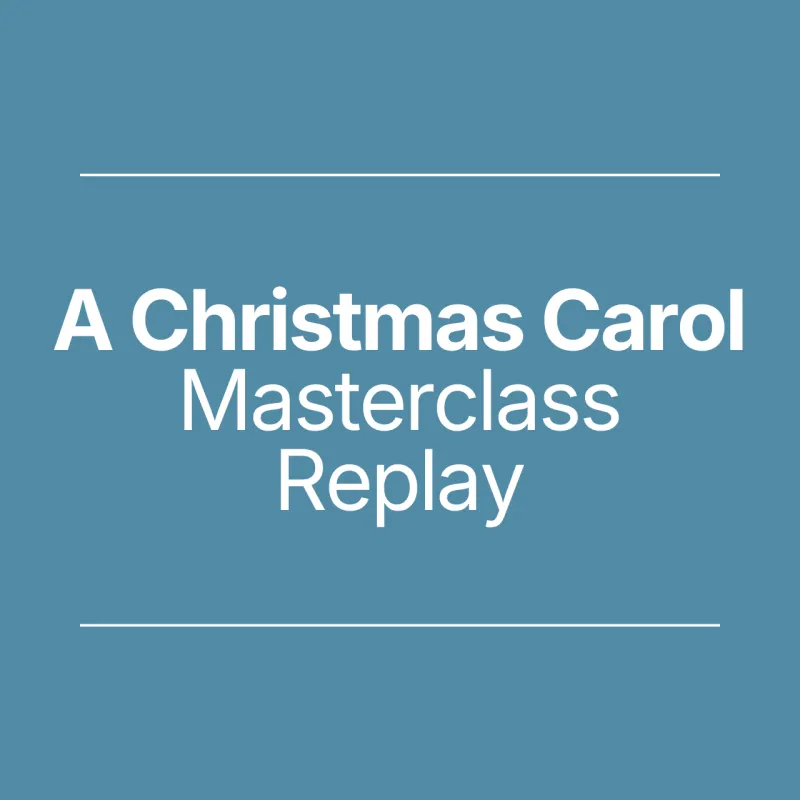 GCSE English Literature Masterclass: A Christmas Carol Replay