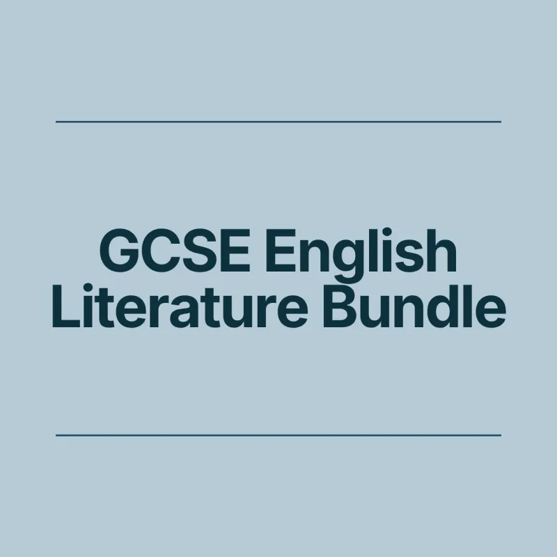 Literature Bundle: Macbeth, an Inspector Calls and a Christmas Carol