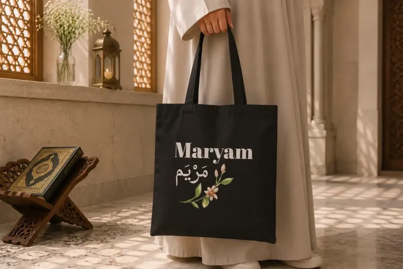 FLORAL MARYAM TOTE BAG