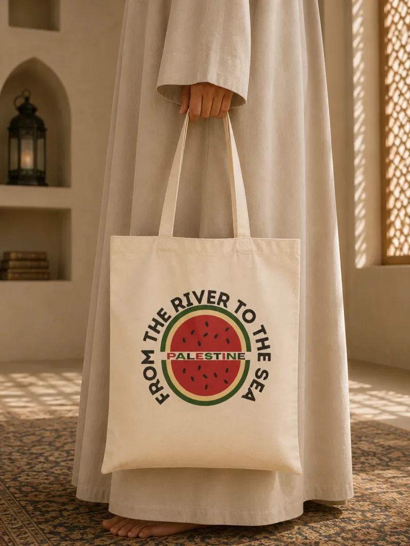 PALESTINIAN WATERMELON TOTE BAG