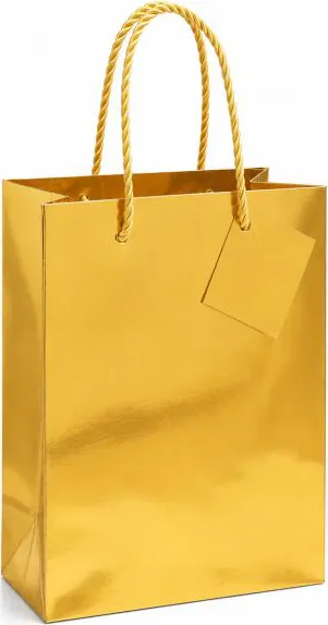 SMALL GOLD GIFT BAGS