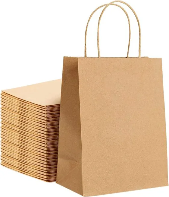 BROWN PAPER GIFTBAGS