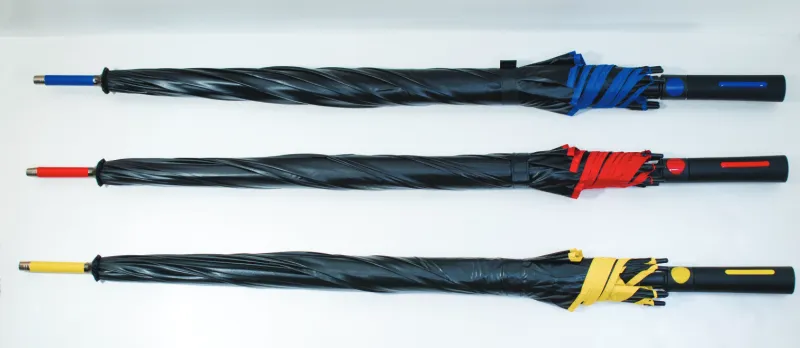 Large Stripe Edge Umbrellas
