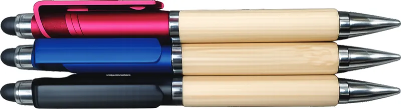 Bamboo Phonestand Stylus Pens