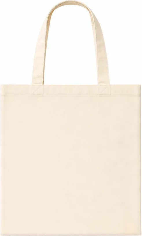 LARGE PLAIN CREAM TOTE BAGS