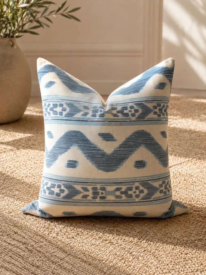 Seabreeze Pillow Collection - Vero Ikat