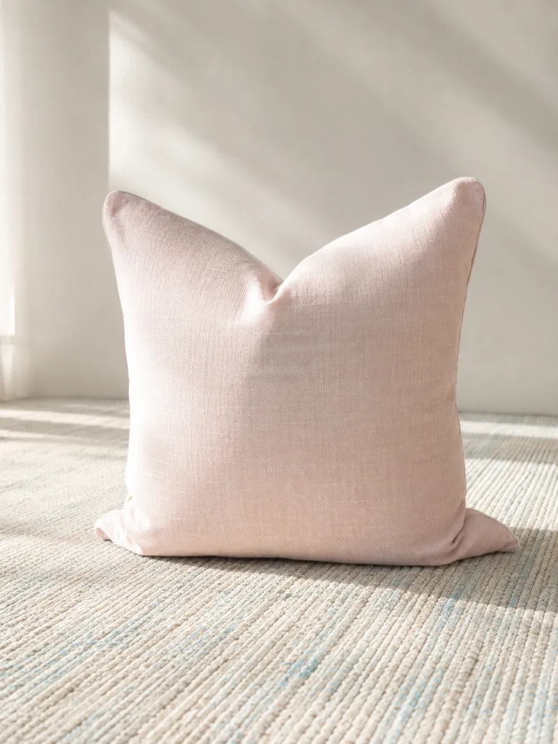 Seabreeze Pillow collection - color Blush