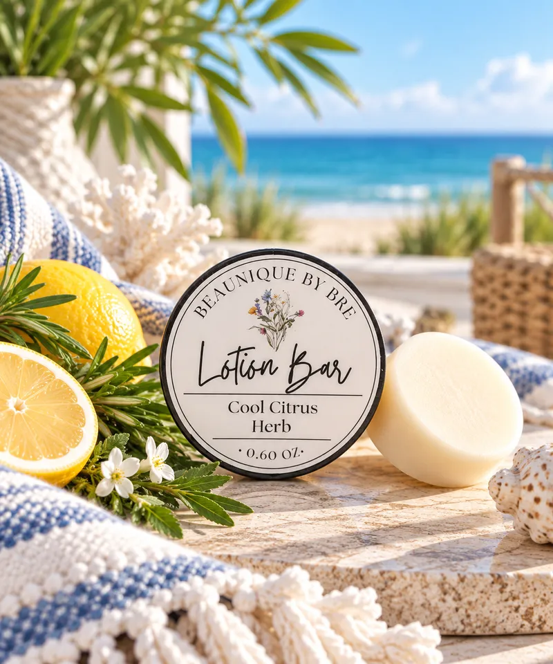 Cool Citrus Herb Lotion Bar
