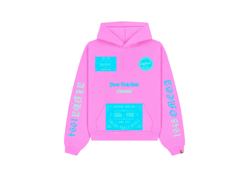 Yours Truly Daily SP2 Essentials Pink Hoodie