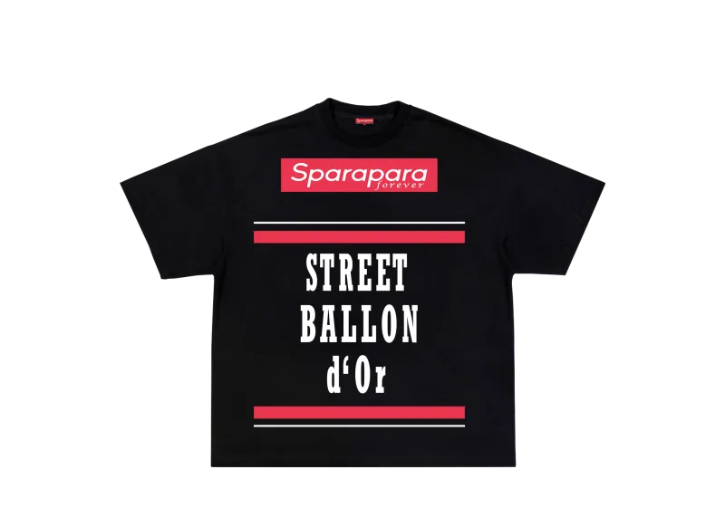 Street Ballon d'Ors Message T-Shirt Black