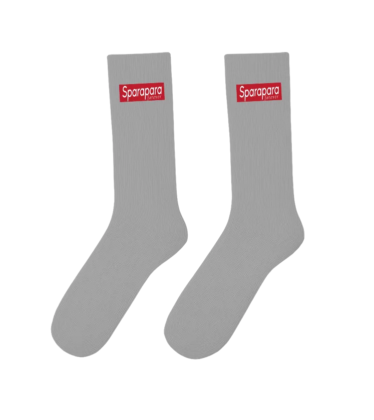 Box Logo Socks Grey 