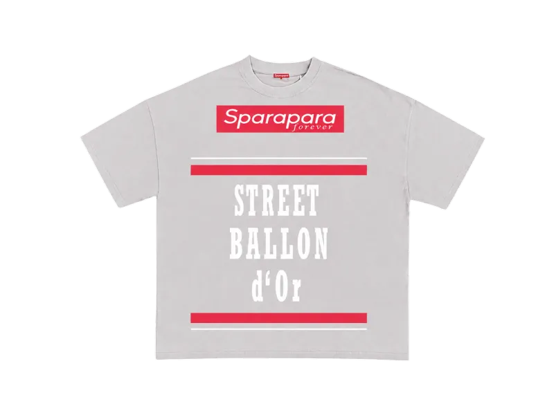 Street Ballon d'Ors Message T-Shirt Grey