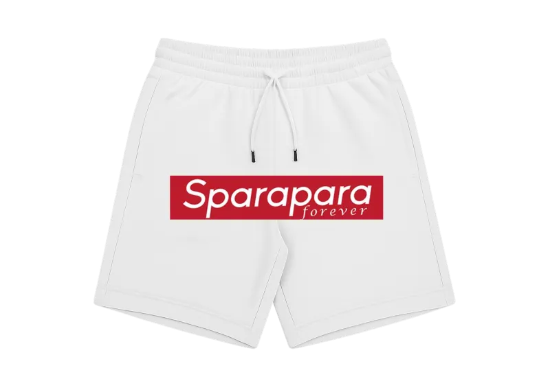 Box Logo Shorts White