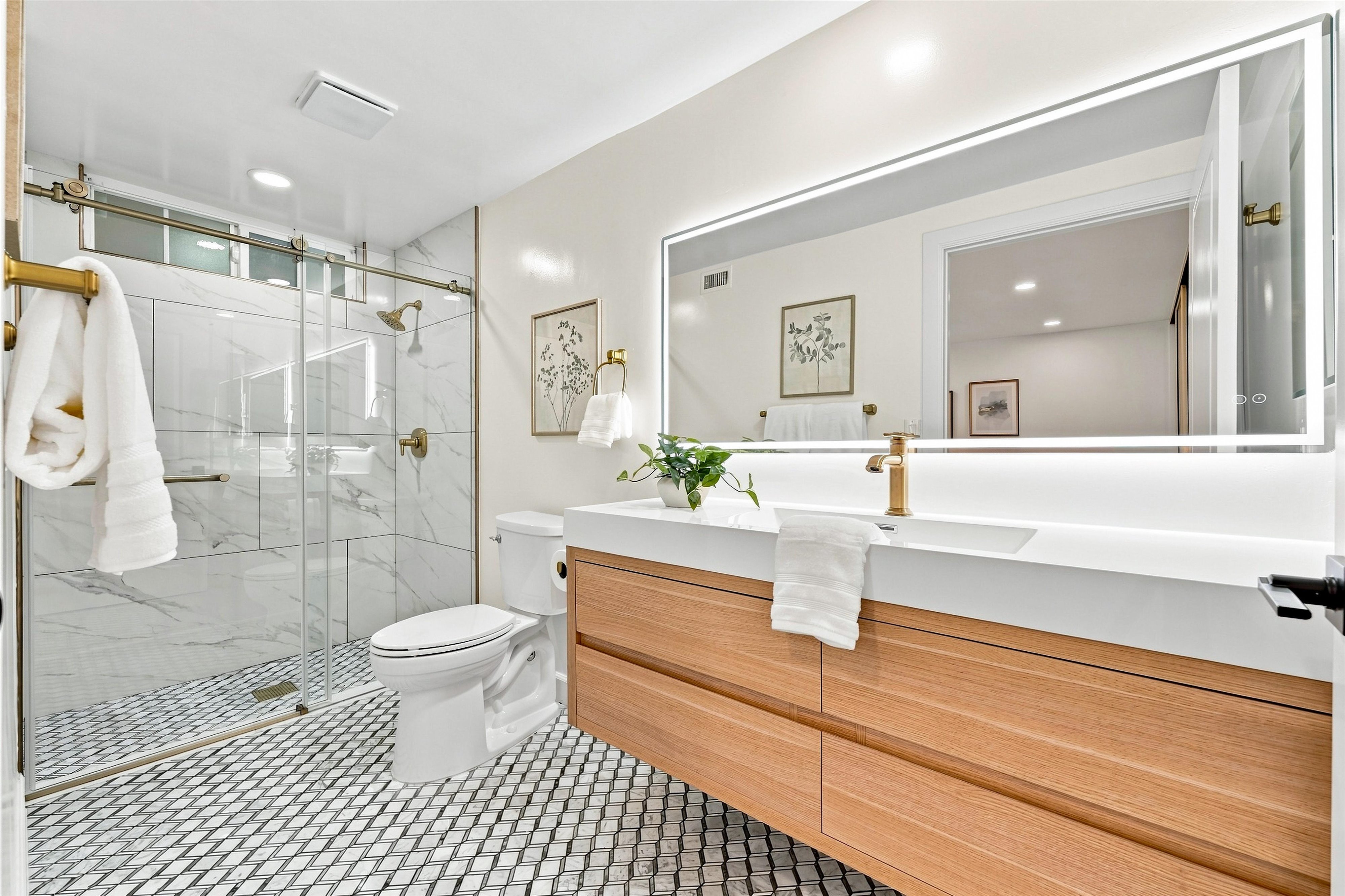 Remodeled bathroom