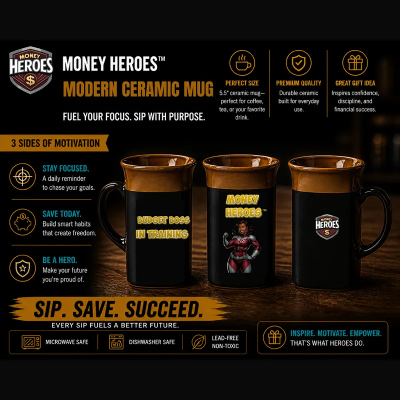 Money Heroes Modern Ceramic Mugs