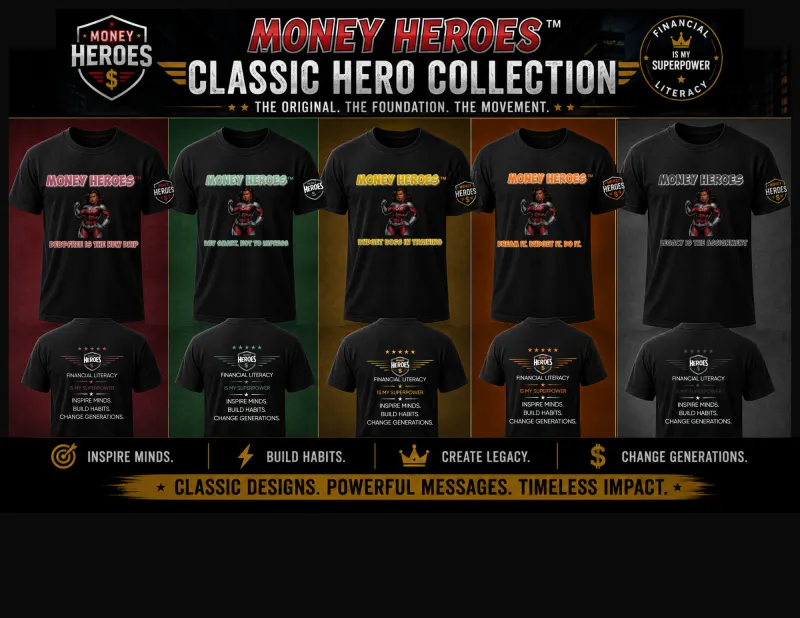 Money Heroes™ Classic Hero T-Shirt Collection